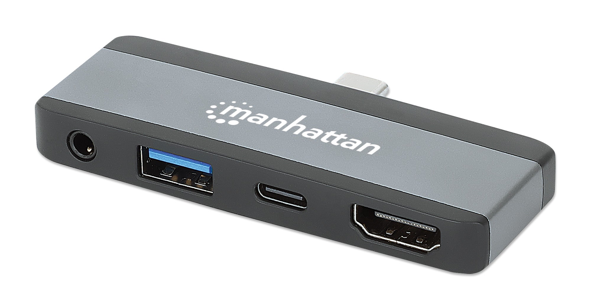 Docking Station USB-C 4 en 1 adaptador portátil (190404) MANHATTAN - Docking Station USB-C 4 en 1 adaptador portátil (190404) MANHATTAN -